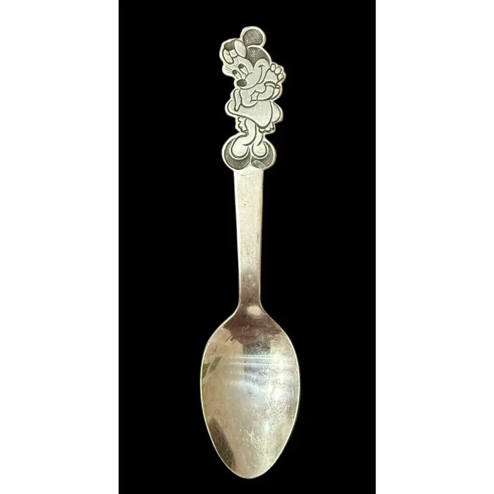 Minnie Mouse Vintage Stainless Steel Spoon Vintage Walt Disney Production Co. Bo